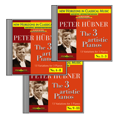 Peter Hübner - The 3 Artistic Pianos