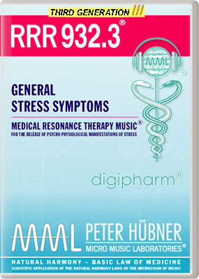 Peter Hübner - Medical Resonance Therapy Music<sup>®</sup> - RRR 932 General Stress Symptoms No. 3