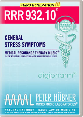 Peter Hübner - Medical Resonance Therapy Music<sup>®</sup> - RRR 932 General Stress Symptoms No. 10