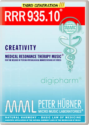 Peter Hübner - Medical Resonance Therapy Music<sup>®</sup> - RRR 935 Creativity No. 10