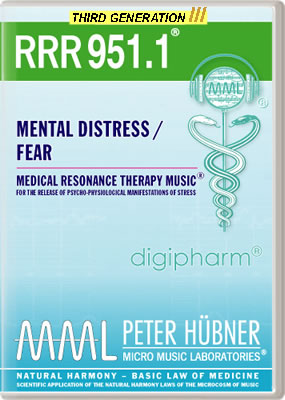 Peter Hübner - Medical Resonance Therapy Music<sup>®</sup> - RRR 951 Mental Distress / Fear No. 1